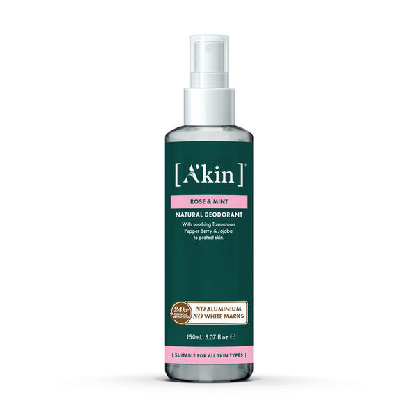 A'kin-Rose & Mint Spray Deodorant 150ML