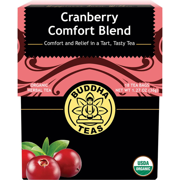 Buddah Teas-Organic Cranberry Comfort Tea 18 Bags