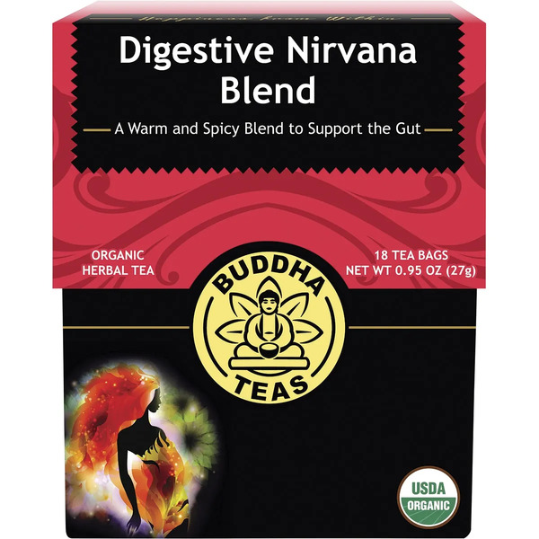 Buddah Teas-Organic Digestive Nirvana Tea 18 Bags