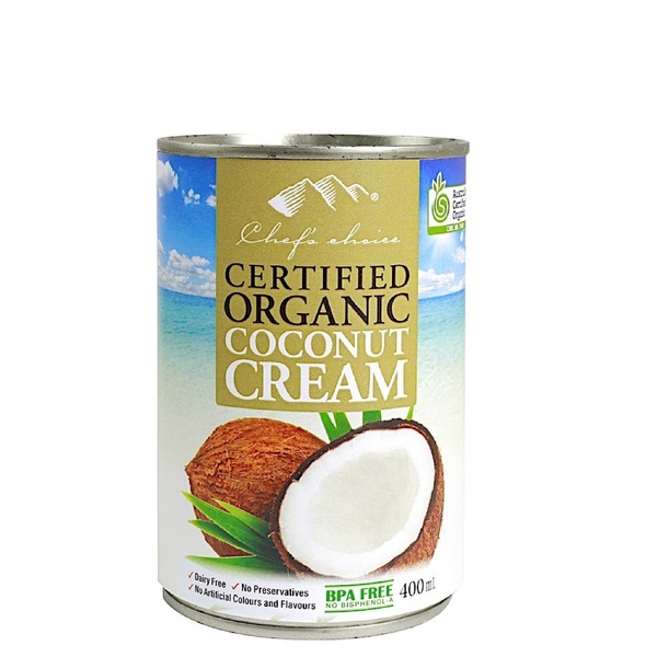 Chef's Choice-Certified Organic Coconut Cream 400ML