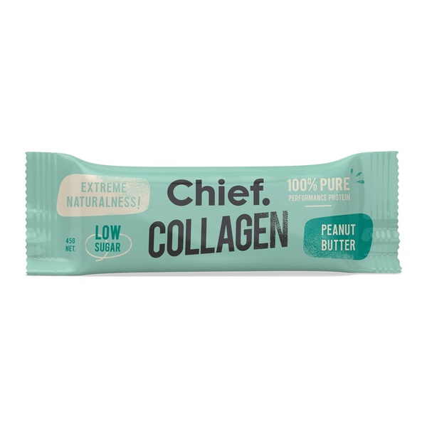 Chief Nutrition-Collagen Protein Peanut Butter Bar 45G