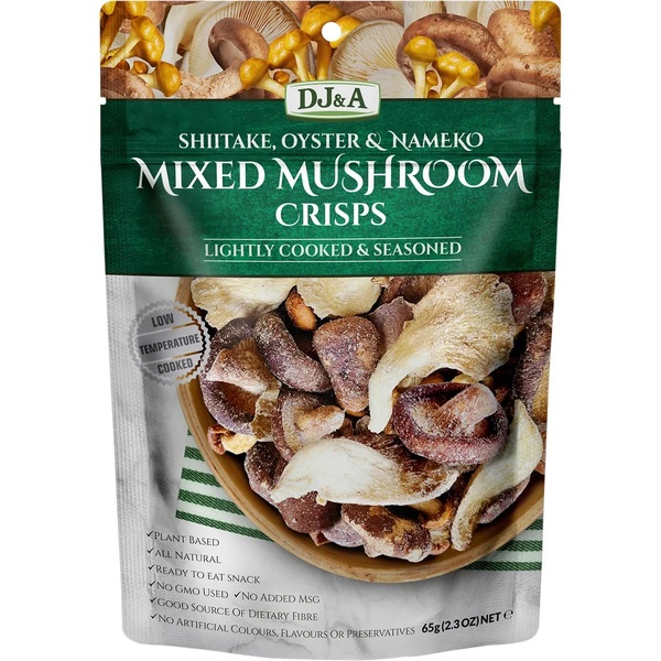 DJ&A-Mixed Mushroom Crisps 65G