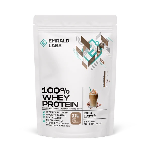 Emrald Labs-100% Whey Protein Iced Latte 900G