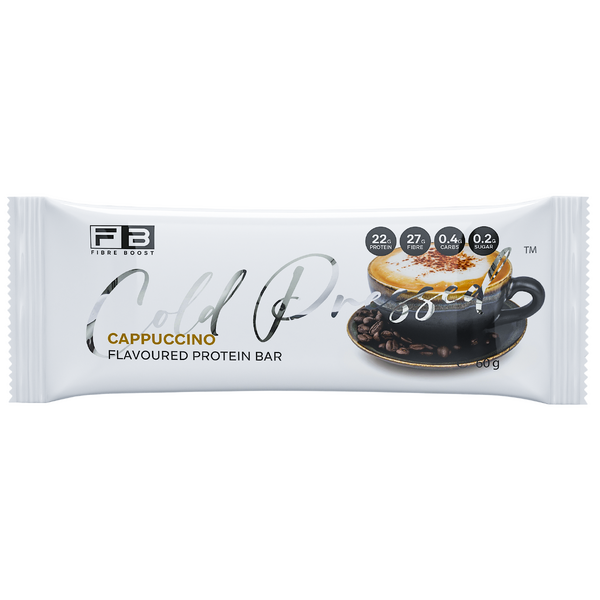 Fibre Boost-Cold Pressed Cappuccino Protein Bar 60G