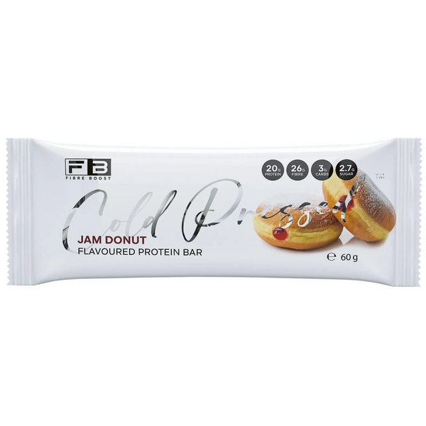 Fibre Boost-Cold Pressed Jam Donut Protein Bar 60G