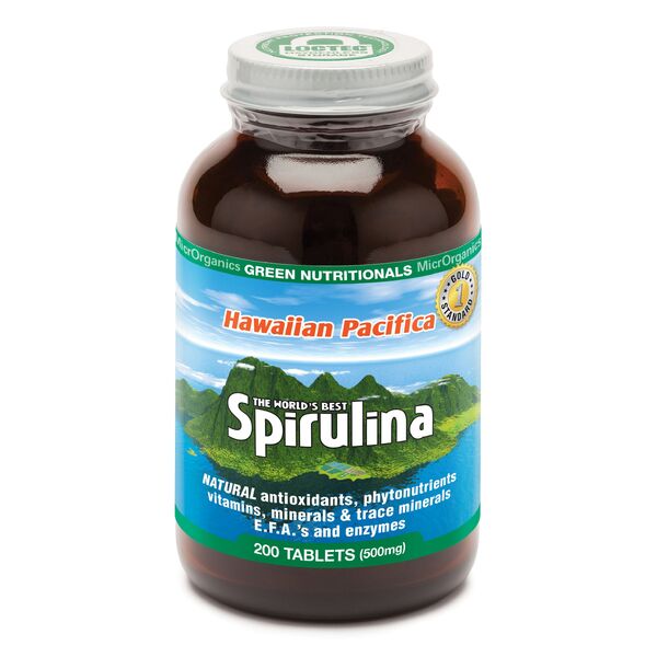 Greens Nutritionals-Hawaiian Pacifica Spirulina 200T