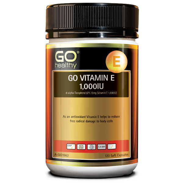 GO Healthy-Go Vitamin E 1000IU 120C