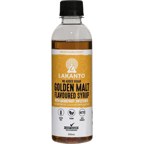 Lakanto-Golden Malt Flavoured Syrup with Monkfruit Sweetener 300ml