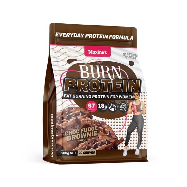 Maxine's-Burn Protein Choc Fudge Brownie 500G