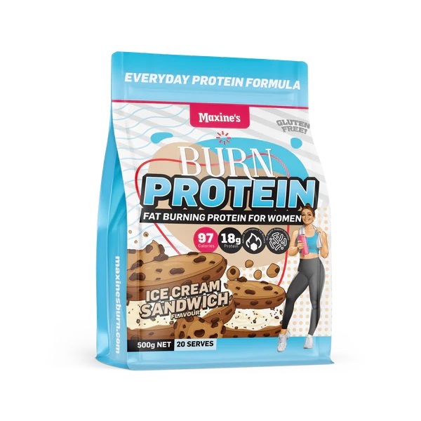 Maxine's-Burn Protein Ice Cream Sandwich 500G