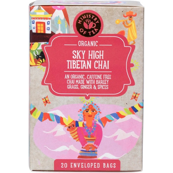 Ministry of Tea-Organic Sky High Tibetan Chai Tea Bags 20pk