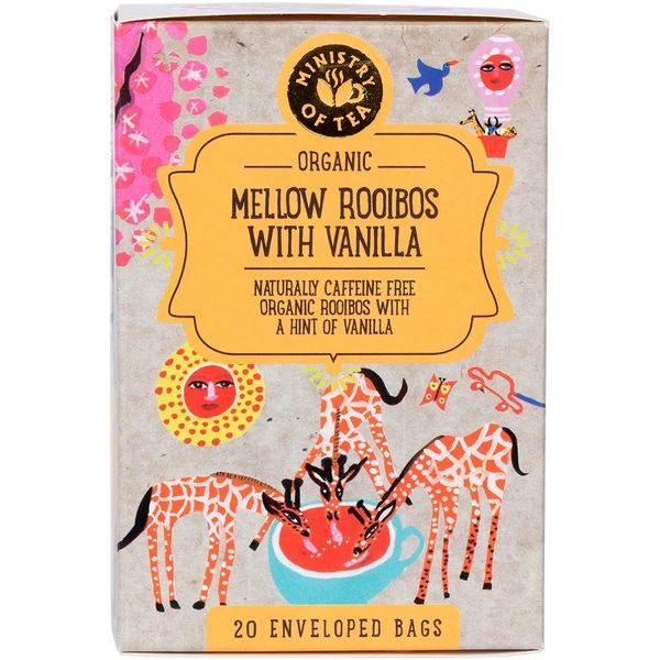 Ministry of Tea-Organic Mellow Rooibos with Vanilla Tea Bags 20pk