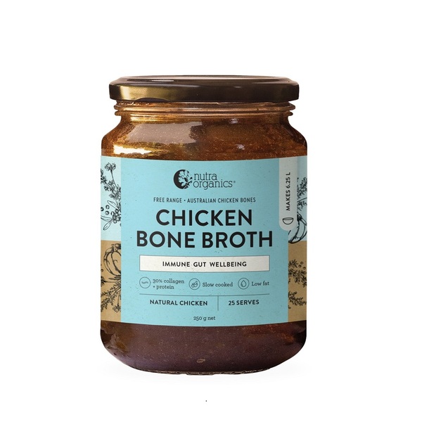 Nutra Organics-Chicken Bone Broth Concentrate Natural 250G