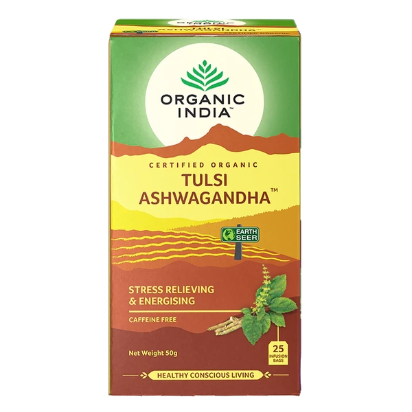 Organic India-Tulsi Ashwagandha 25 Tea Bags