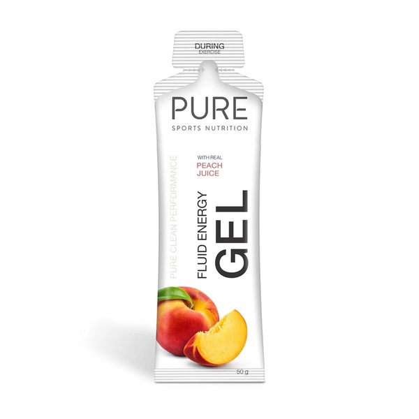 Pure Sports Nutrition-PURE Fluid Energy Gel Peach 50G