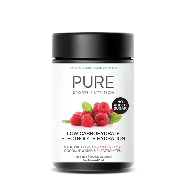 Pure Sports Nutrition-PURE Electrolyte Hydration Raspberry Low Carb 160G