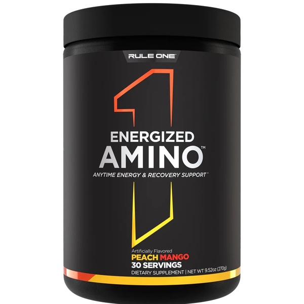 RULE 1-Energized Amino Peach Mango 30 Serve