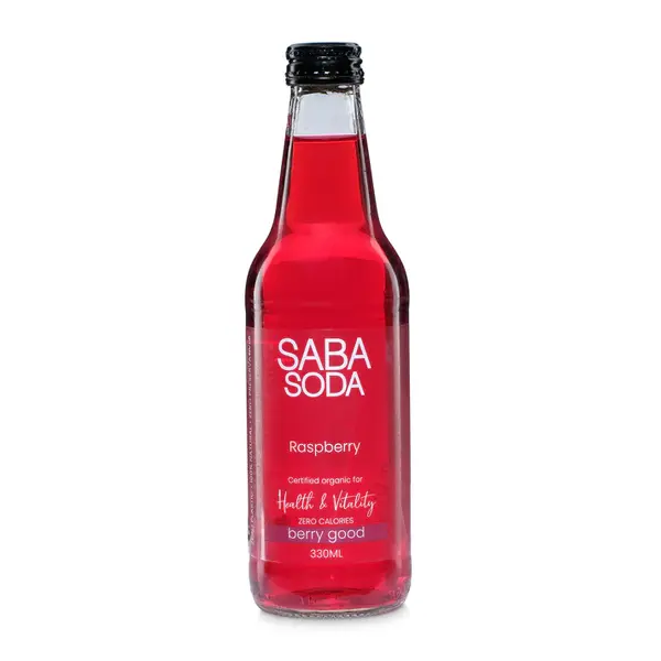 Saba Premium Beverages-Saba Soda Raspberry 330ML