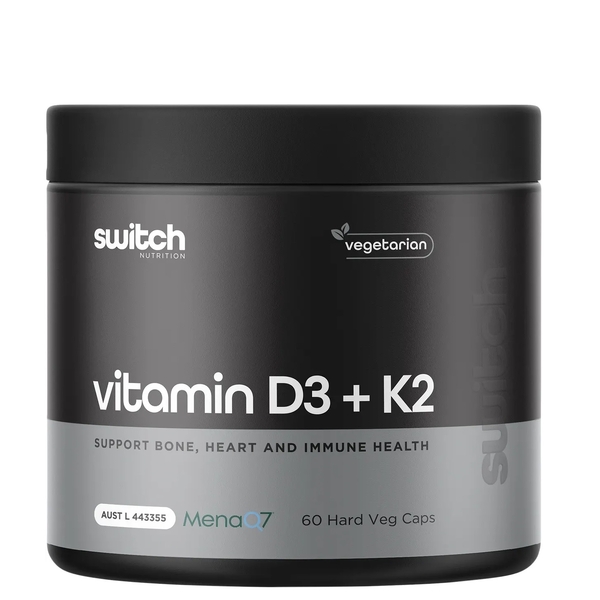 Switch Nutrition-Vitamin D3 + K2 60C