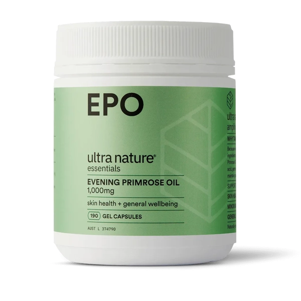 Ultra Nature-Evening Primrose Oil (EPO) 1000mg 190C