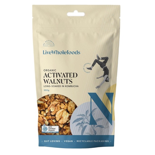 Be Activated Live Wholefoods-Organic Activated Walnuts 300G