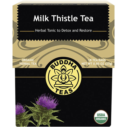 Buddah Teas-Organic Milk Thistle Tea 18 Bags