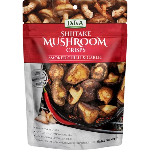 DJ&A-Shiitake Mushroom Crisps 65G