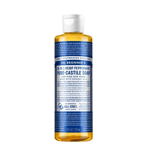 Dr Bronner's-Pure-Castile Soap 18-IN-1 Hemp Peppermint 237ML