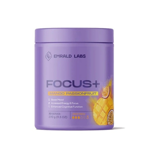 Emrald Labs-FOCUS+ Mango Passionfruit 30 Serves