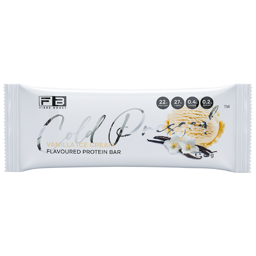 Fibre Boost-Cold Pressed Vanilla Ice Cream Protein Bar 60G