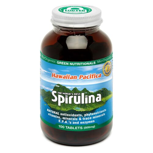 Greens Nutritionals-Hawaiian Pacifica Spirulina 100T