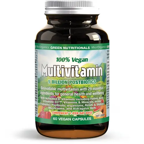 Greens Nutritionals-100% Vegan Multivitamin 60VC