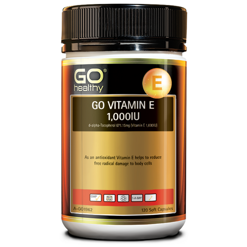 GO Healthy-Go Vitamin E 1000IU 120C