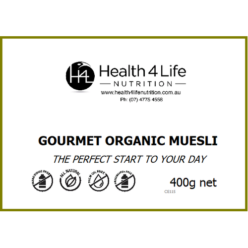 Health 4 Life Nutrition-Organic Gourmet Muesli 400G