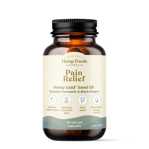 Hemp Foods Australia-Pain Relief Hemp Seed Oil 60C