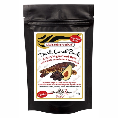 Little Zebra Food Co-Dark Carob Buds 85G