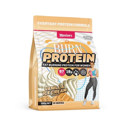 Maxine's-Burn Protein Vanilla Ice Cream 500G