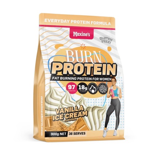 Maxine's-Burn Protein Vanilla Ice Cream 900G