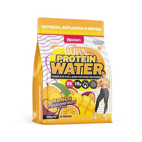 Maxine's-Burn Protein Water Mango Passionfruit 400G