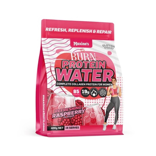 Maxine's-Burn Protein Water Raspberry 400G