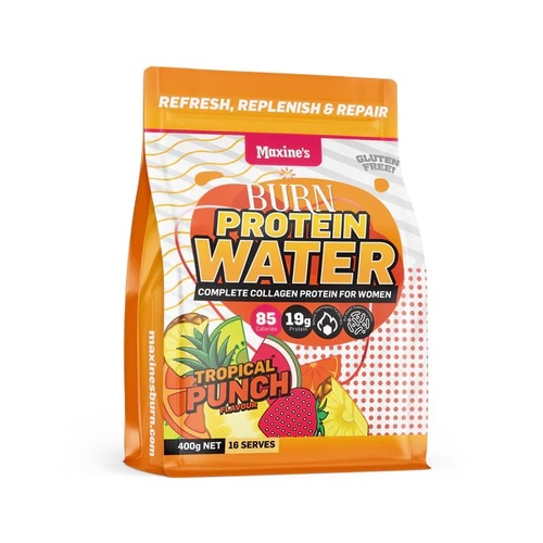 Maxine's-Burn Protein Water Tropical Punch 400G