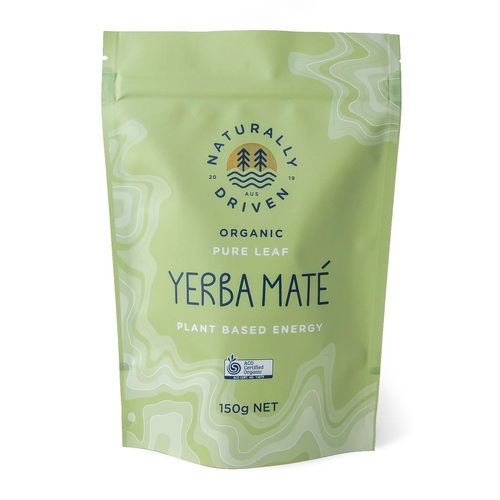 Naturally Driven-Organic Yerba Maté Pure Loose Leaf Tea 150G