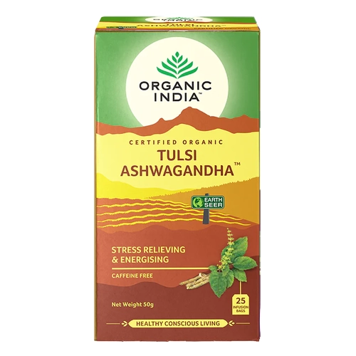 Organic India-Tulsi Ashwagandha 25 Tea Bags