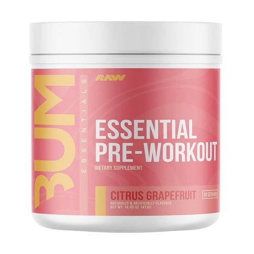 Raw Nutrition-Essential Pre Workout Citrus Grapefruit 30 Serve