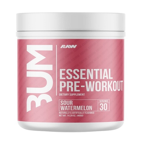 Raw Nutrition-Essential Pre Workout Sour Watermelon 30 Serve