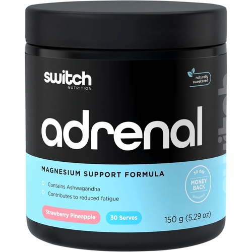 Switch Nutrition-Adrenal Magnesium Support Powder Strawberry Pineapple 150G